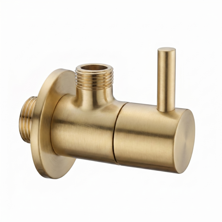 Вентиль запорный угловой 3/8"